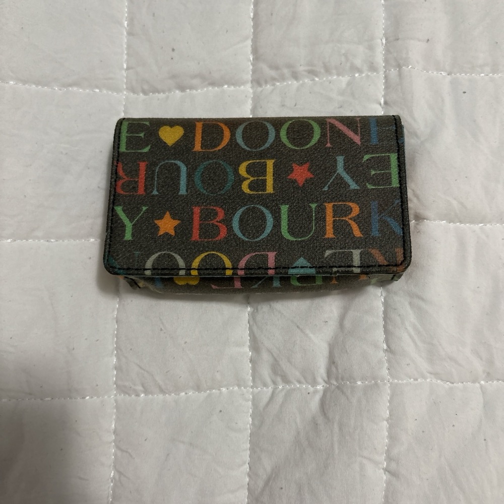 VINTAGE DOONEY & BOURKE RAINBOW WRISTLET/CLUTCH/WALLET